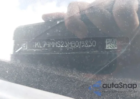 2021 Chevrolet Trailblazer Fwd Ls z USA, uszkodzony, nr VIN KL79MMS23MB015830